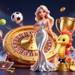 Win big at av88a with a glamorous roulette scene featuring dynamic sports elements.